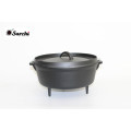 Big camp cooker dutch oven with leg